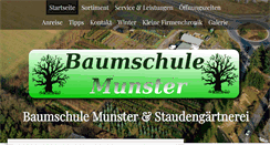 Desktop Screenshot of baumschule-munster.org